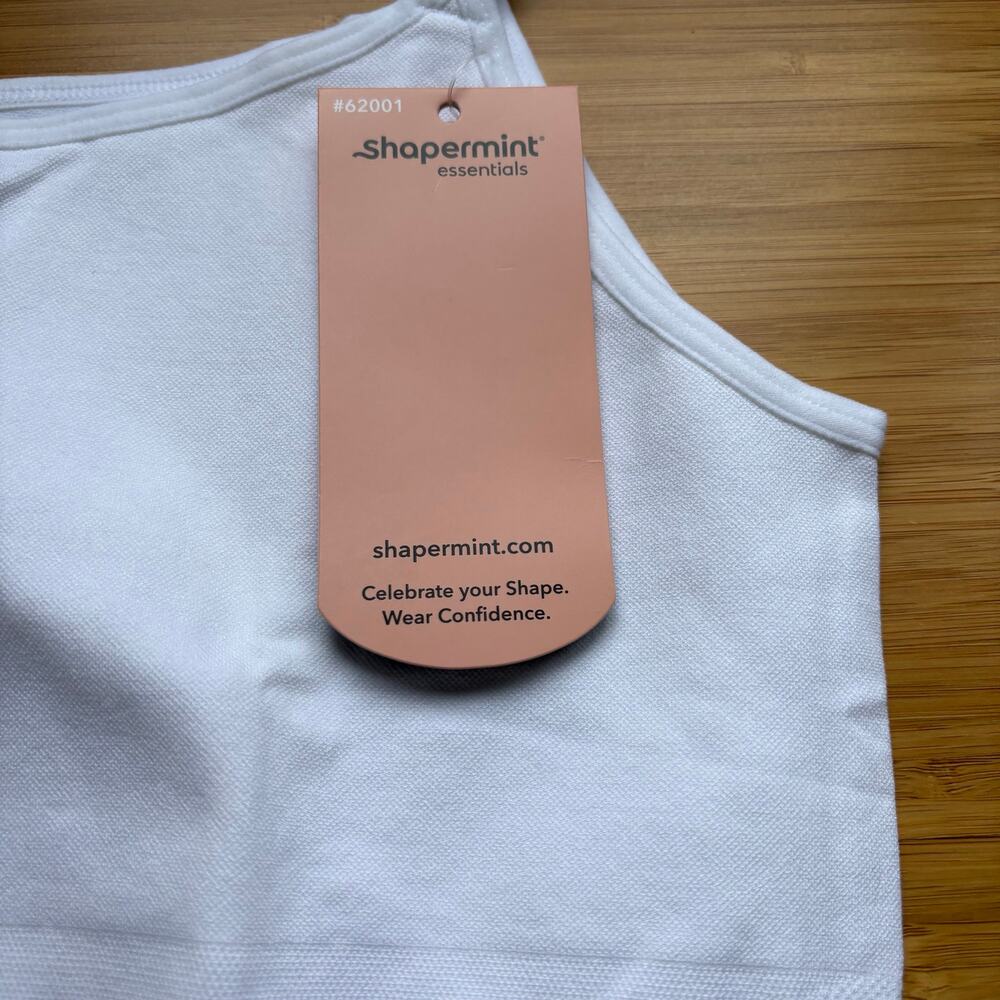 Shapermint Essentials XXL White All Day Every Day Scoop Neck Cami Tank Top - Picture 3 of 7